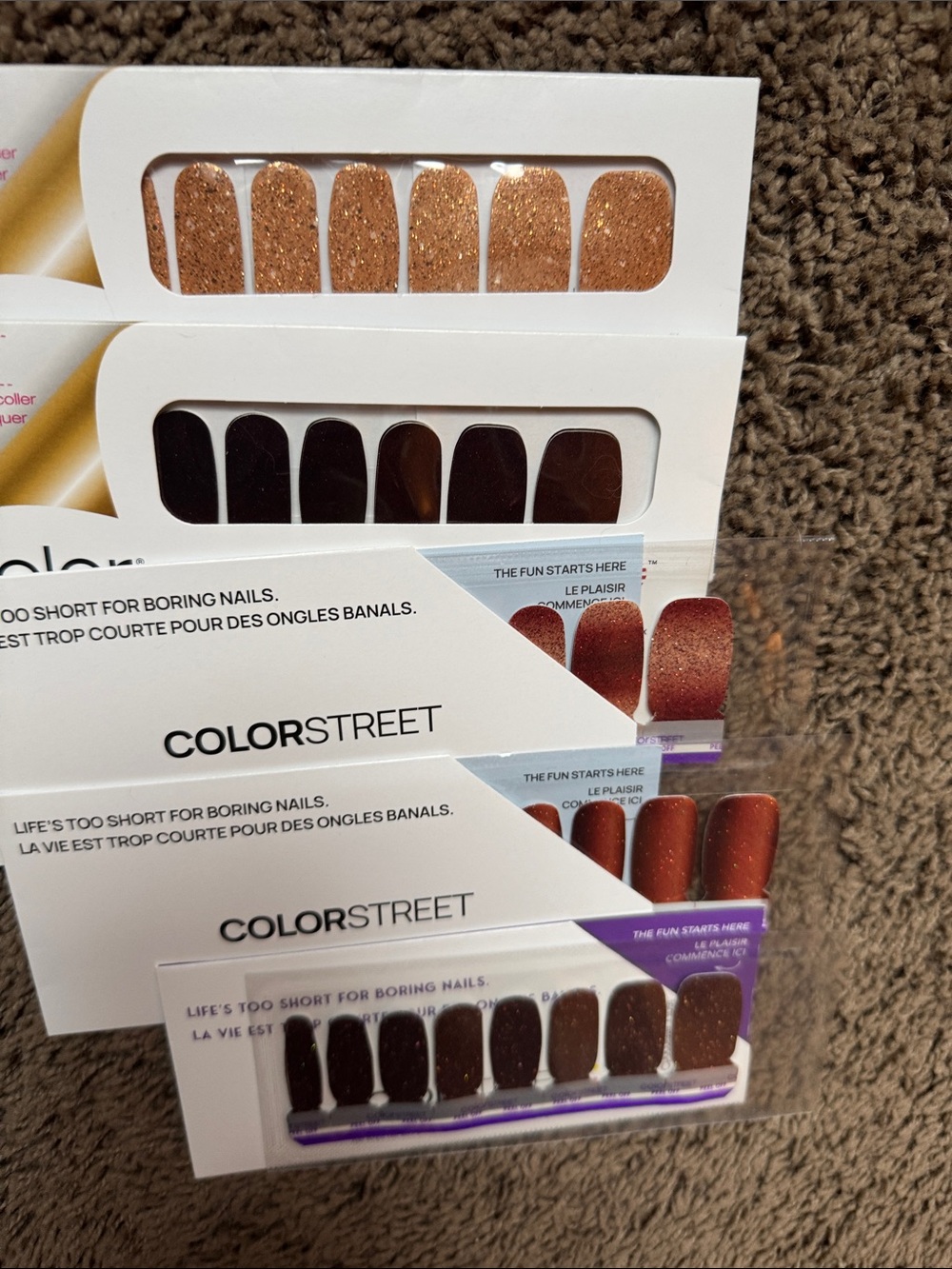 Colorstreet Fall Nail polish strips